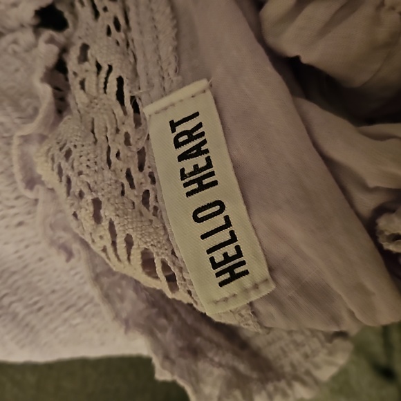 Cute bohemian crop plug-neck Linen top - Picture 3 of 4